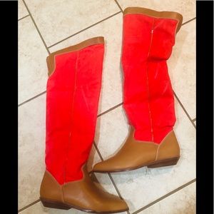 Trendy like NEW knee high  boots. Size 7-71/2